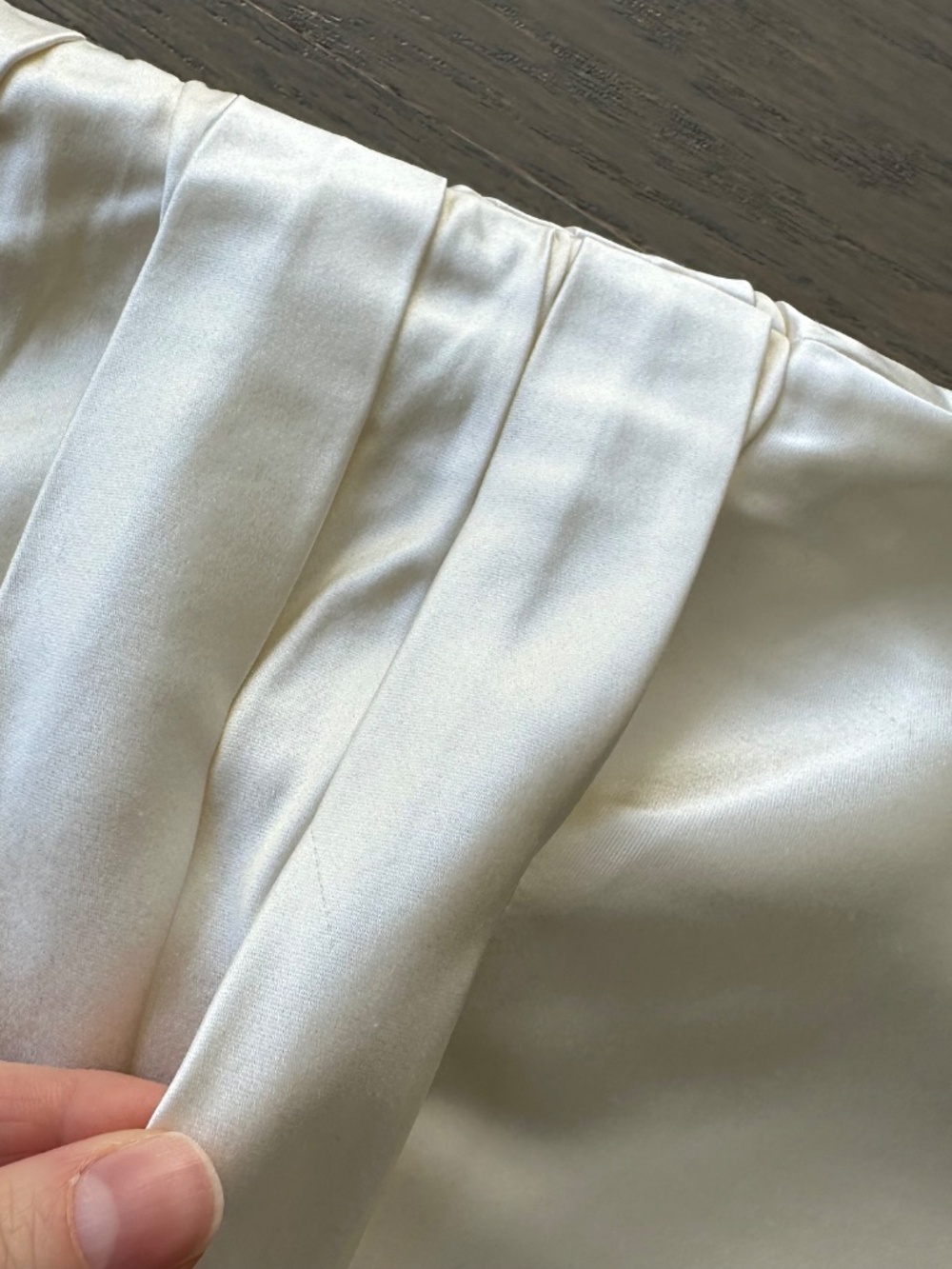 Reformation ESMEE White Ivory Silk Maxi Dress Wedding Long Sleeve with Tags - 4 - Picture 5 of 15